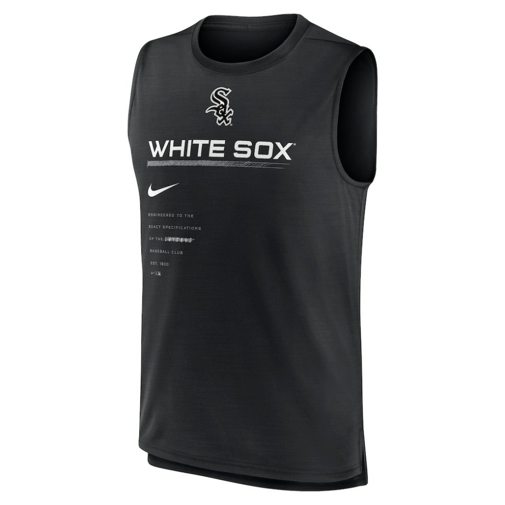 Chicago White Sox Nike Exceed Performance Tank Top - Black - Nike Discount