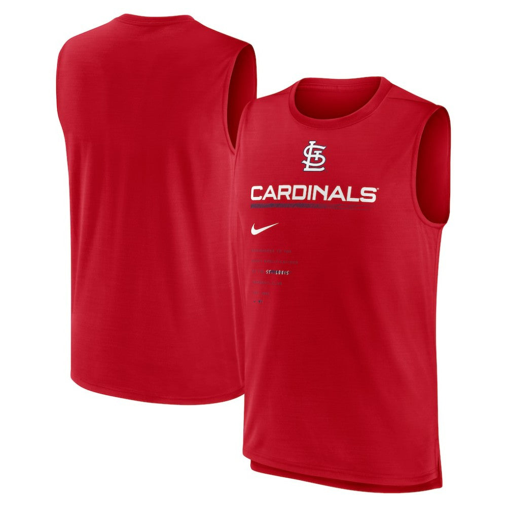 St. Louis Cardinals Nike Exceed Performance Tank Top - Red - Nike Sale