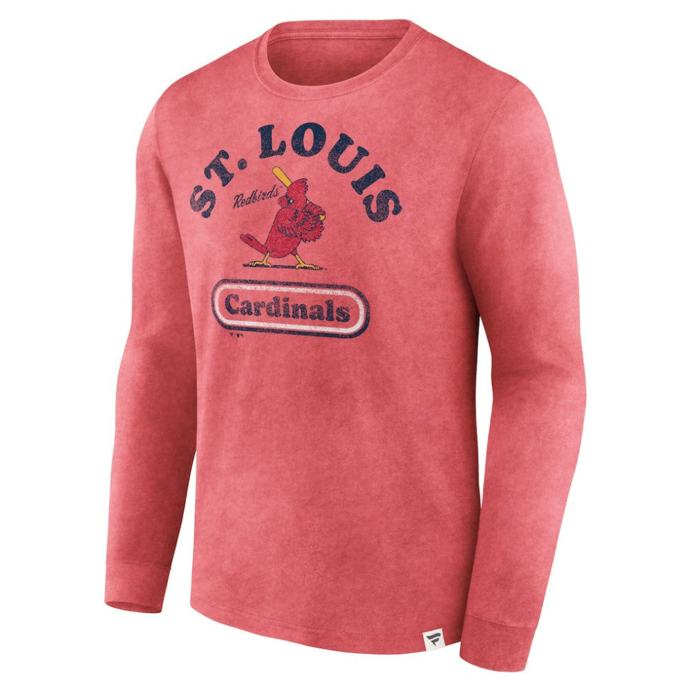 St. Louis Cardinals Fanatics Circus Catch Long Sleeve T-Shirt - Red - Fanatics Online