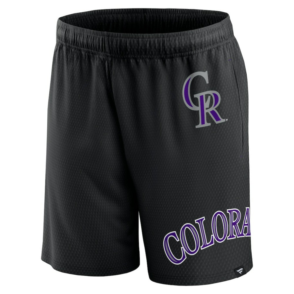 Colorado Rockies Fanatics Clincher Mesh Shorts - Black - Fanatics Online