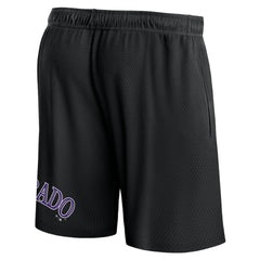 Colorado Rockies Fanatics Clincher Mesh Shorts - Black - Fanatics Online