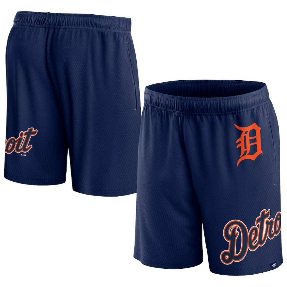 Detroit Tigers Fanatics Clincher Mesh Shorts - Navy - Fanatics Discount
