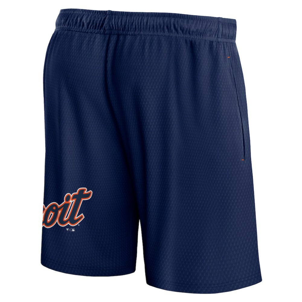 Detroit Tigers Fanatics Clincher Mesh Shorts - Navy - Fanatics Discount