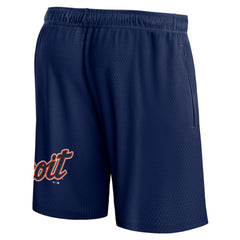 Detroit Tigers Fanatics Clincher Mesh Shorts - Navy - Fanatics Discount