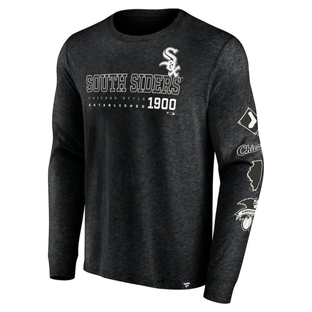 Chicago White Sox Fanatics High Whip Pitcher Long Sleeve T-Shirt - Black - Fanatics Lifestyle