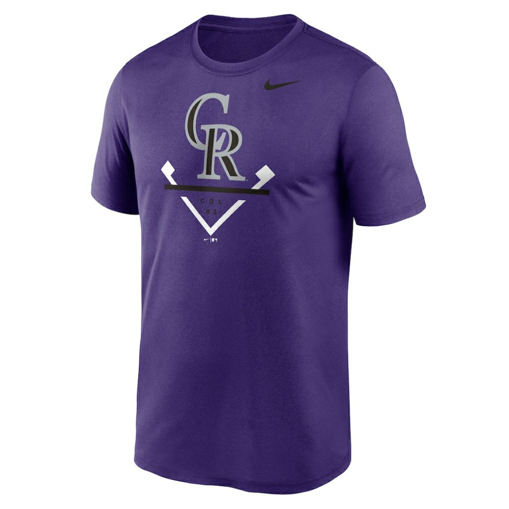 Colorado Rockies Nike Icon Legend Dri-FIT T-Shirt - Purple - Nike Sale
