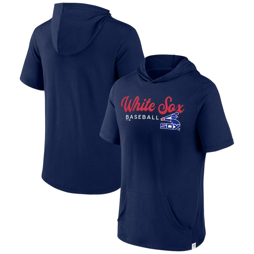 Chicago White Sox Fanatics Offensive Strategy Short Sleeve Pullover Hoodie - Navy - Fanatics Sale