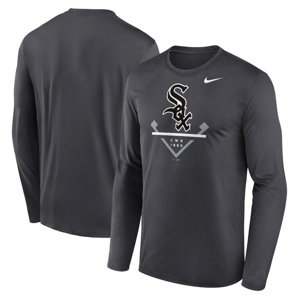 Chicago White Sox Nike Icon Legend Performance Long Sleeve T-Shirt - Anthracite - Nike on Sale