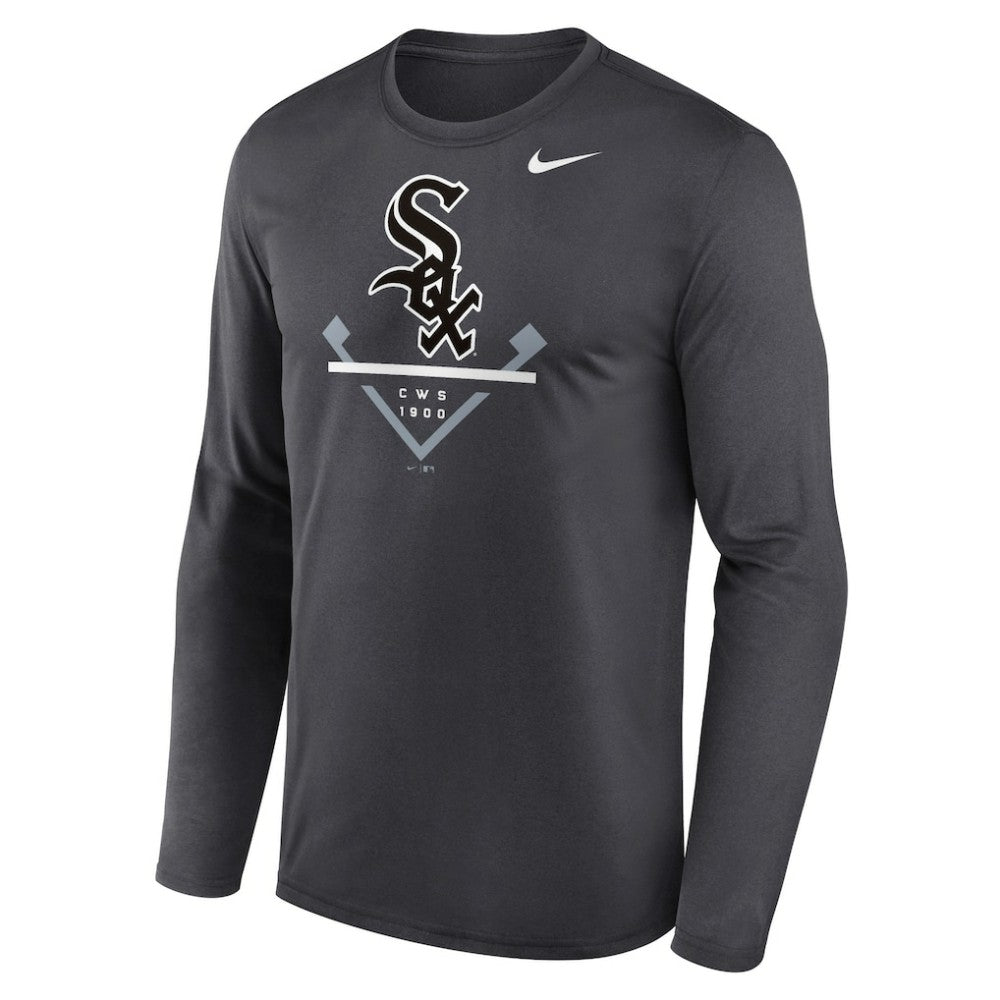 Chicago White Sox Nike Icon Legend Performance Long Sleeve T-Shirt - Anthracite - Nike on Sale