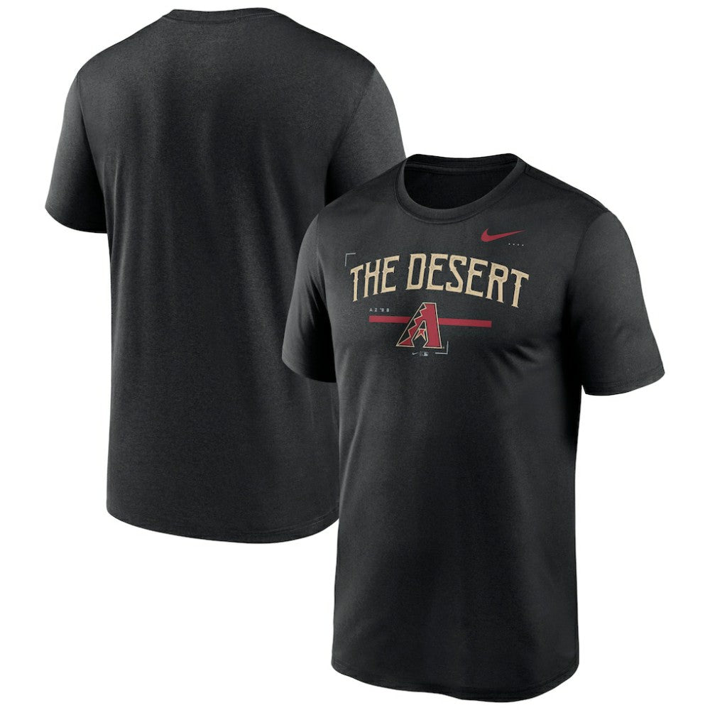 Arizona Diamondbacks Nike Local Legend Practice Performace T-Shirt - Black - Nike Lifestyle