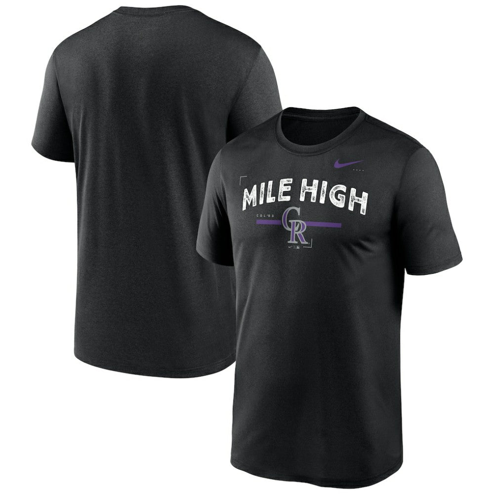 Colorado Rockies Nike Local Legend Practice Performace T-Shirt - Black - Nike on Sale