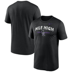 Colorado Rockies Nike Local Legend Practice Performace T-Shirt - Black - Nike on Sale