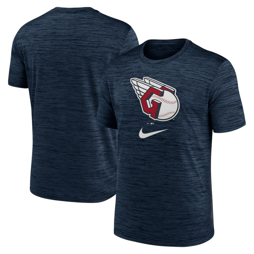 Cleveland Guardians Nike Logo Velocity Performance T-Shirt - Navy - Nike Discount