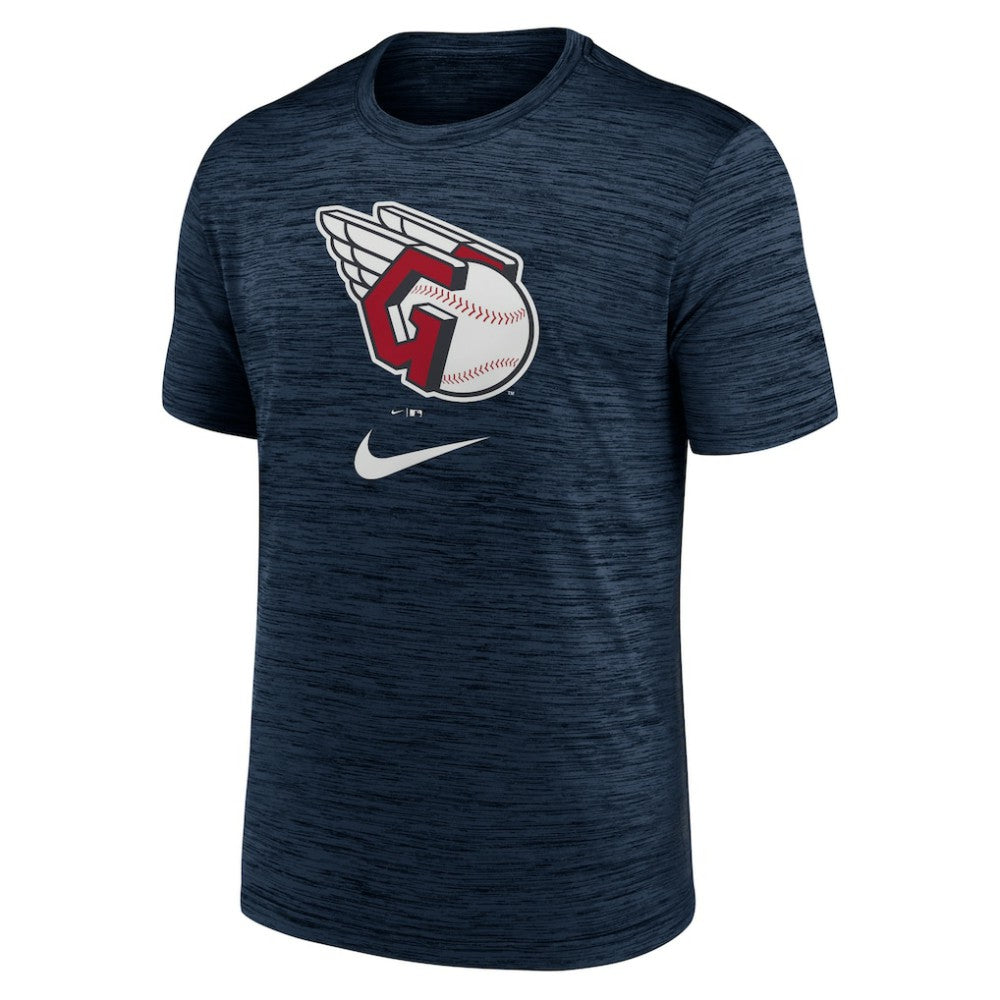 Cleveland Guardians Nike Logo Velocity Performance T-Shirt - Navy - Nike Discount