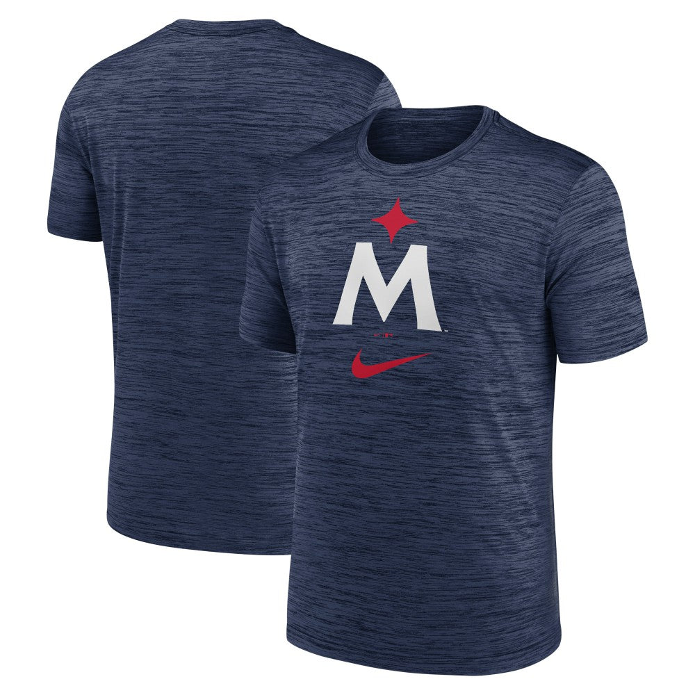 Minnesota Twins Nike 2023 Logo Velocity Performance T-Shirt - Navy - Nike Lifestyle