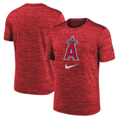 Los Angeles Angels Nike Logo Velocity Performance T-Shirt - Red - Nike on Sale