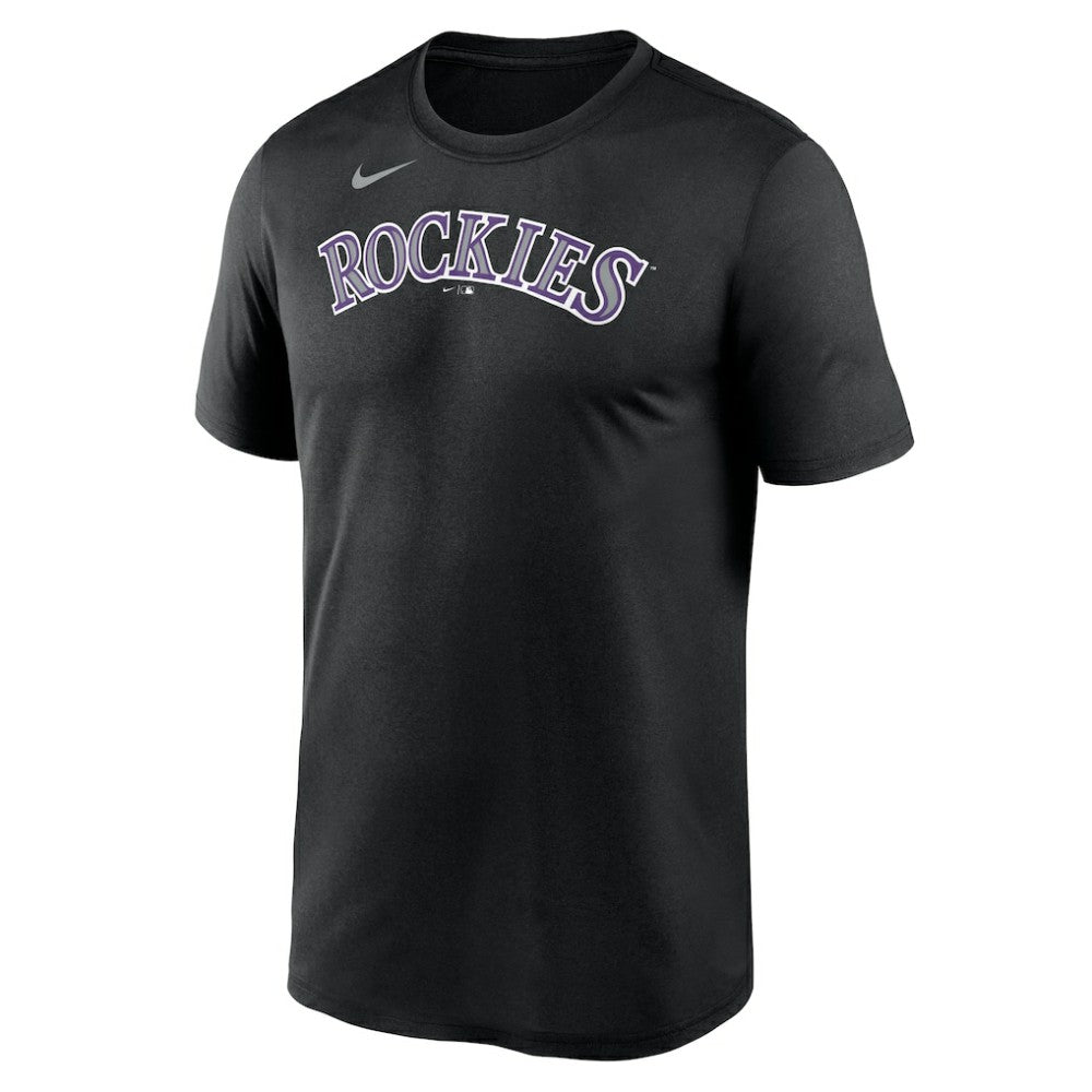 Colorado Rockies Nike New Legend Wordmark Dri-FIT T-Shirt - Black - Nike on Sale