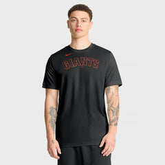 San Francisco Giants Nike New Legend Wordmark Dri-FIT T-Shirt - Black - Nike Sale