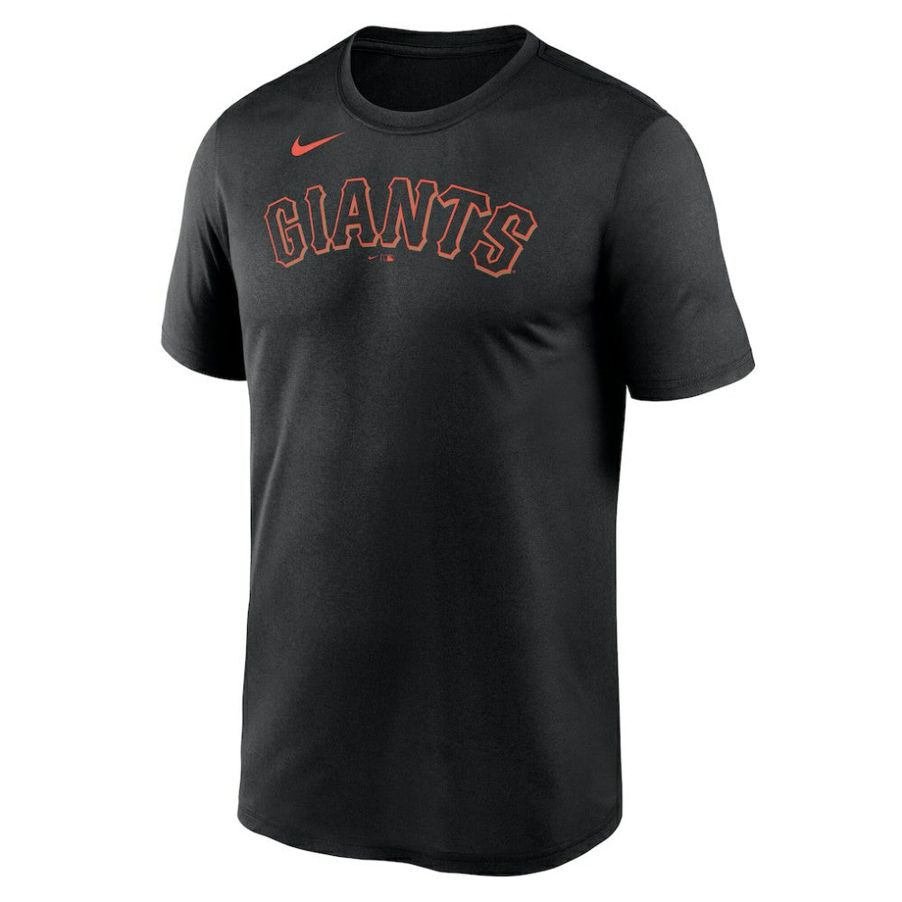 San Francisco Giants Nike New Legend Wordmark Dri-FIT T-Shirt - Black - Nike Sale