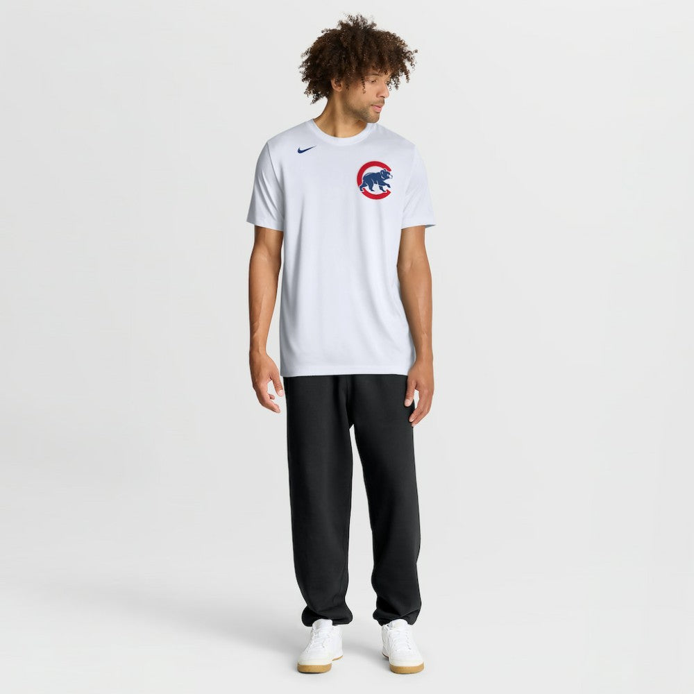 Chicago Cubs Nike New Legend Wordmark Dri-FIT T-Shirt - White - Nike Discount