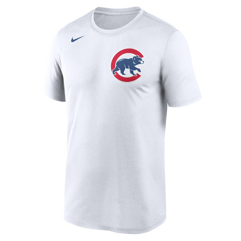 Chicago Cubs Nike New Legend Wordmark Dri-FIT T-Shirt - White - Nike Discount