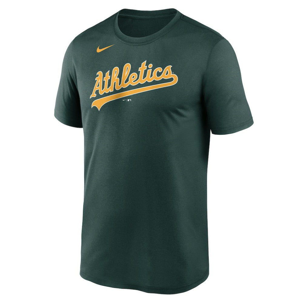 Athletics Nike New Legend Wordmark Dri-FIT T-Shirt - Green - Nike Online