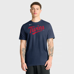 Minnesota Twins Nike New Legend Wordmark Dri-FIT T-Shirt - Navy - Nike on Sale