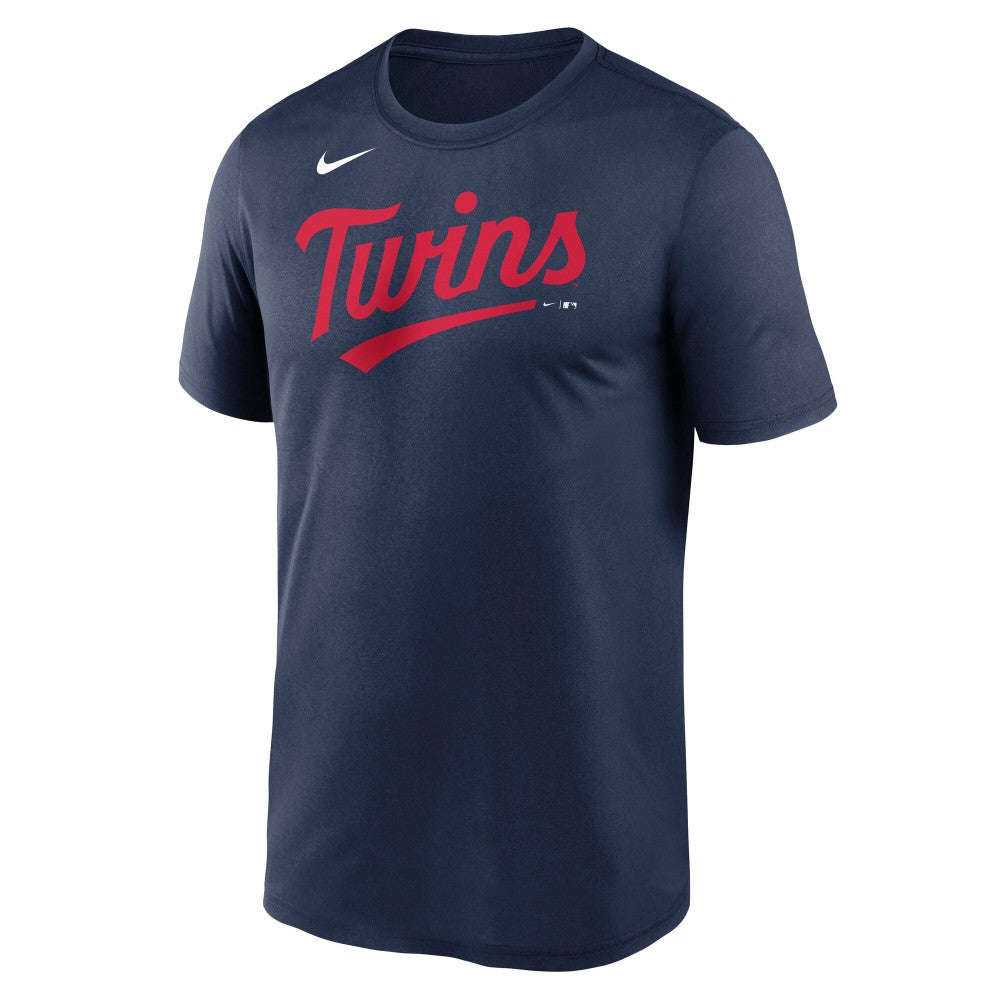 Minnesota Twins Nike New Legend Wordmark Dri-FIT T-Shirt - Navy - Nike on Sale