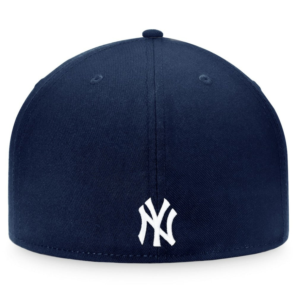 New York Yankees Fanatics Fundamental Two-Tone Fitted Hat - Navy/Gray - Fanatics on Sale