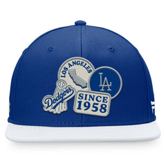 Los Angeles Dodgers Fanatics Heritage Patch Fitted Hat - Royal/White - Fanatics on Sale