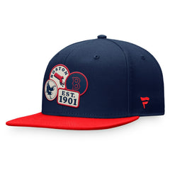 Boston Red Sox Fanatics Heritage Patch Fitted Hat - Navy - Fanatics Lifestyle