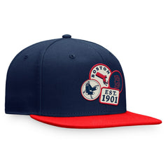 Boston Red Sox Fanatics Heritage Patch Fitted Hat - Navy - Fanatics Lifestyle