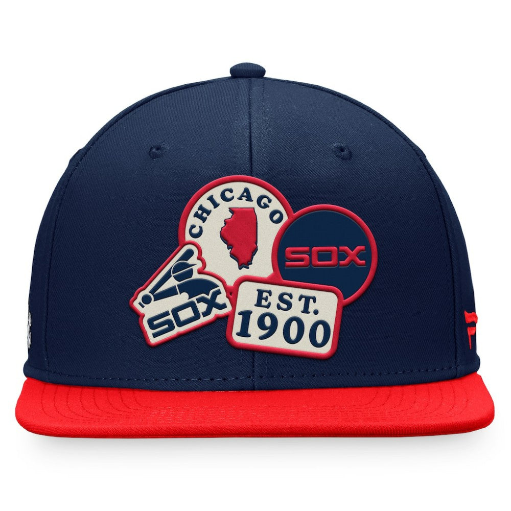 Chicago White Sox Fanatics Heritage Patch Fitted Hat - Navy - Fanatics Sale