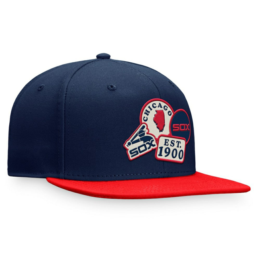 Chicago White Sox Fanatics Heritage Patch Fitted Hat - Navy - Fanatics Sale