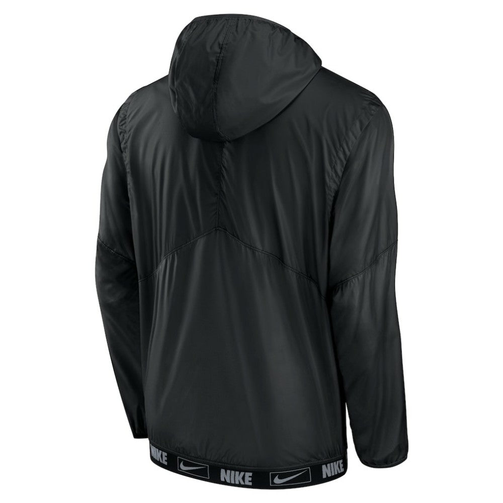 Chicago Cubs Nike Authentic Night Game Performance Half-Zip Windbreaker - Black - Nike Discount
