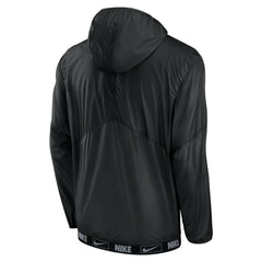 Chicago Cubs Nike Authentic Night Game Performance Half-Zip Windbreaker - Black - Nike Discount