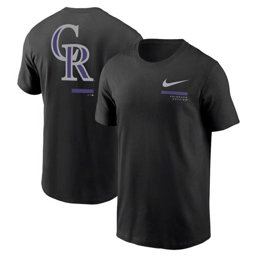 Colorado Rockies Nike Over the Shoulder T-Shirt - Black - Nike Online