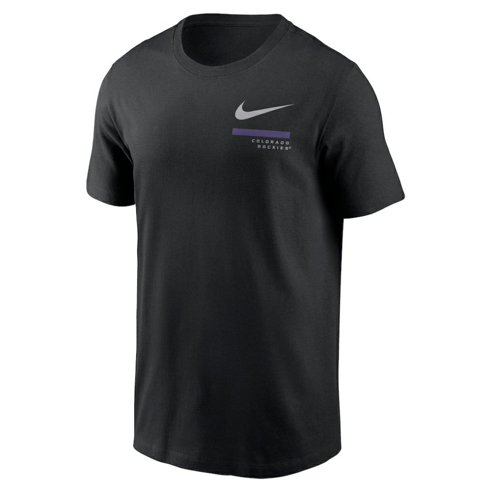 Colorado Rockies Nike Over the Shoulder T-Shirt - Black - Nike Online