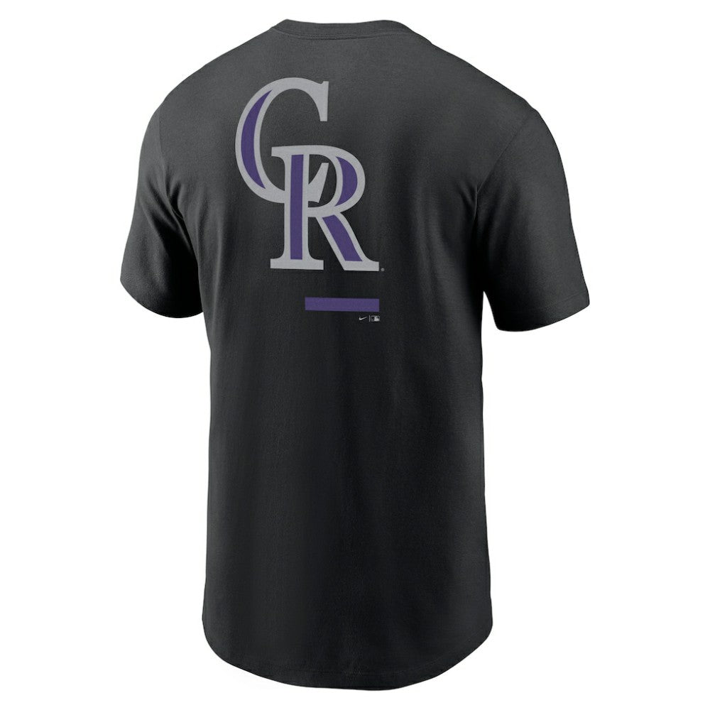 Colorado Rockies Nike Over the Shoulder T-Shirt - Black - Nike Online