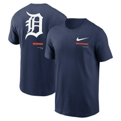 Detroit Tigers Nike Over the Shoulder T-Shirt - Navy - Nike Discount