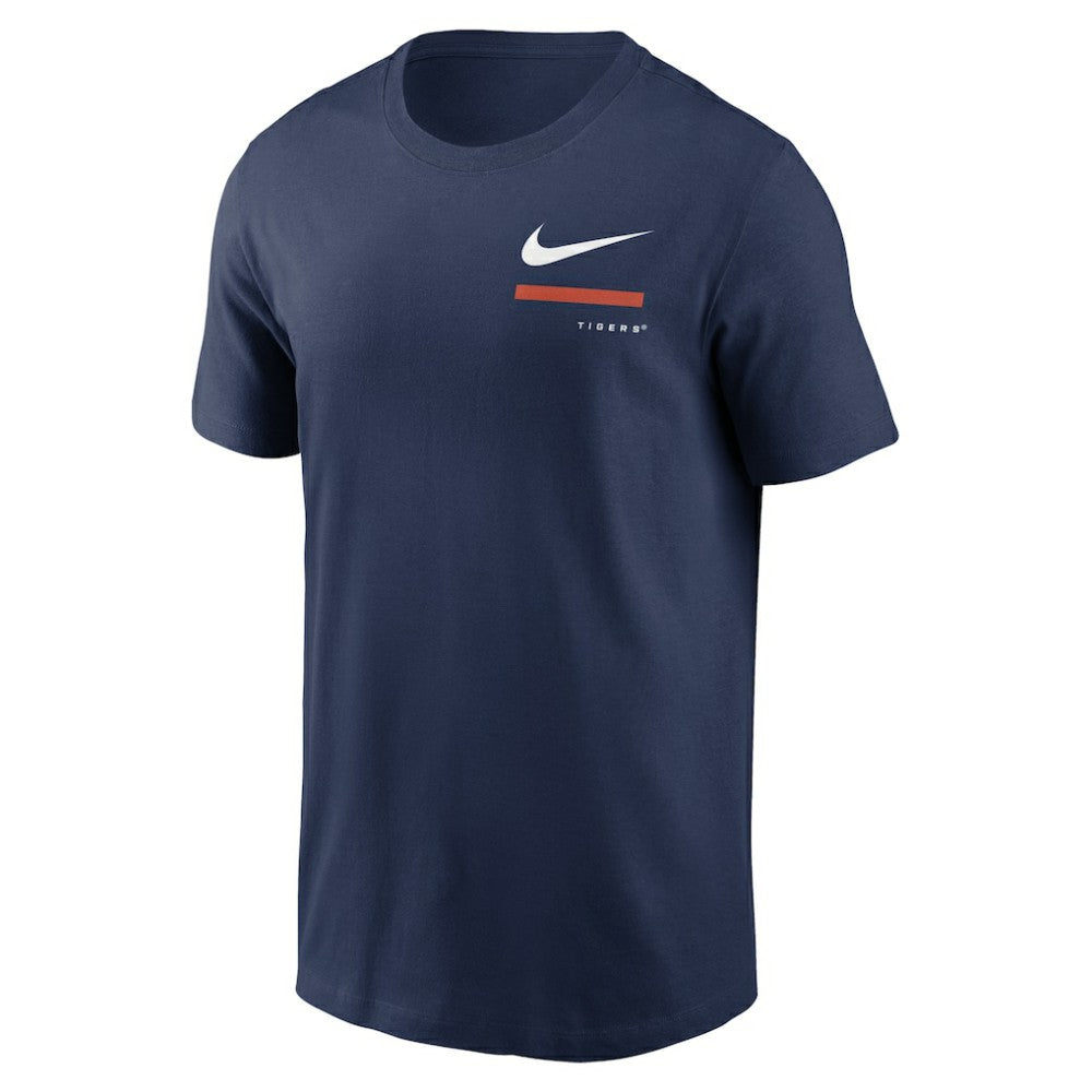 Detroit Tigers Nike Over the Shoulder T-Shirt - Navy - Nike Discount