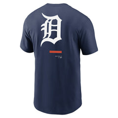 Detroit Tigers Nike Over the Shoulder T-Shirt - Navy - Nike Discount