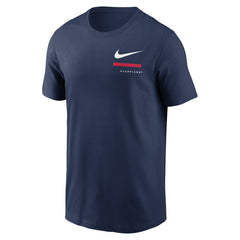 Cleveland Guardians Nike Over the Shoulder T-Shirt - Navy - Nike Discount