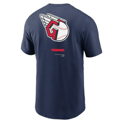 Cleveland Guardians Nike Over the Shoulder T-Shirt - Navy - Nike Discount