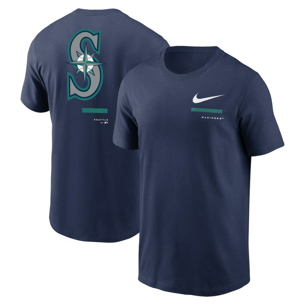 Seattle Mariners Nike Over the Shoulder T-Shirt - Navy - Nike Sale