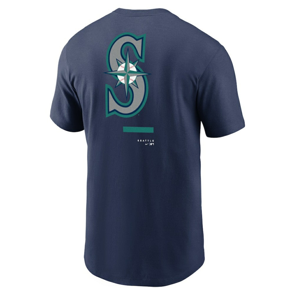 Seattle Mariners Nike Over the Shoulder T-Shirt - Navy - Nike Sale
