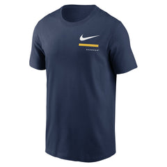 Milwaukee Brewers Nike Over the Shoulder T-Shirt - Navy - Nike Online