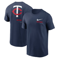 Minnesota Twins Nike Over the Shoulder T-Shirt - Navy - Nike Lifestyle