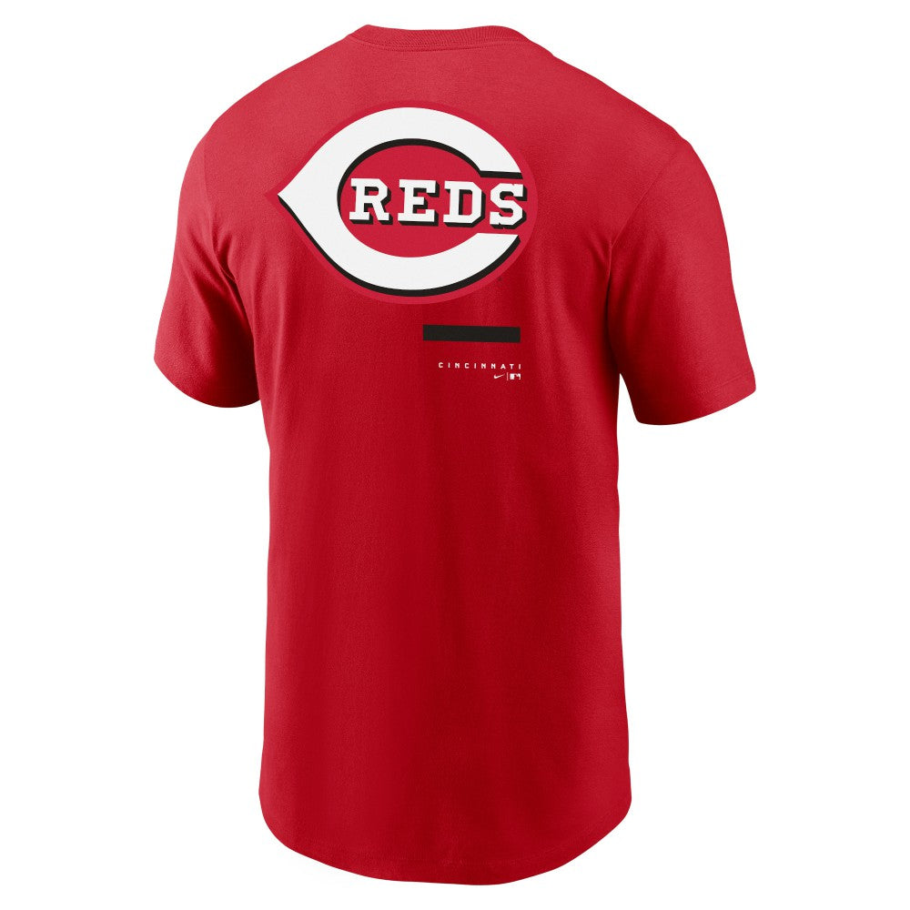 Cincinnati Reds Nike Over the Shoulder T-Shirt - Red - Nike on Sale