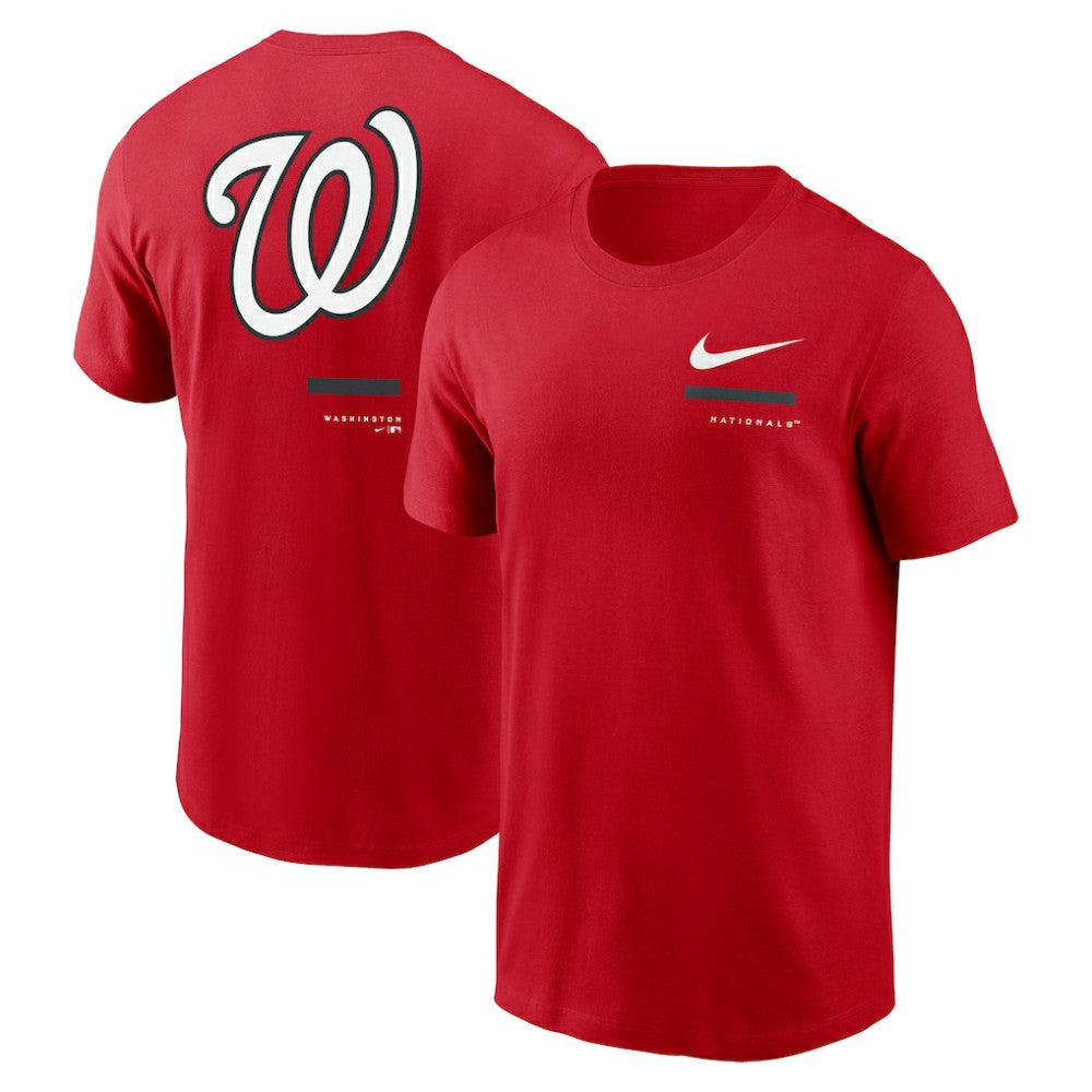Washington Nationals Nike Over the Shoulder T-Shirt - Red - Nike Sale